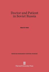 book Doctor and Patient in Soviet Russia