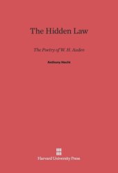 book The Hidden Law: The Poetry of W. H. Auden