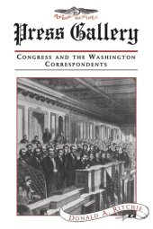 book Press Gallery: Congress and the Washington Correspondents