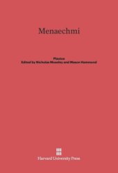 book Menaechmi