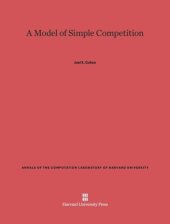 book A Model of Simple Competition