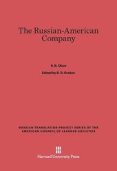 book The Russian-American Company