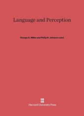 book Language and Perception