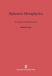 book Spinoza’s Metaphysics: An Essay in Interpretation