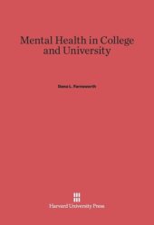 book Mental Health in College and University