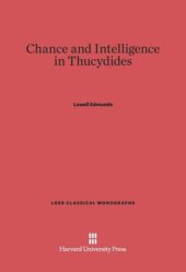 book Chance and Intelligence in Thucydides