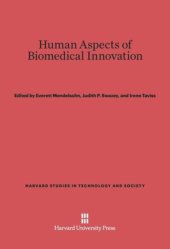 book Human Aspects of Biomedical Innovation