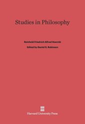 book Studies in Philosophy