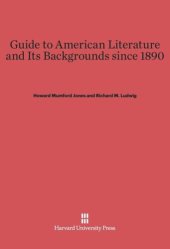 book Guide to American Literature and Its Backgrounds since 1890: Fourth Revised and Enlarged Edition