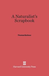 book A Naturalist's Scrapbook