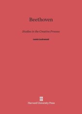 book Beethoven: Studies in the Creative Processes