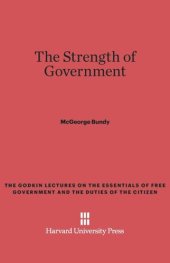 book The Strength of Government