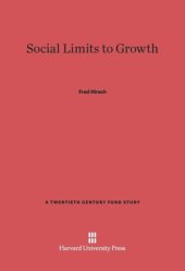 book Social Limits to Growth