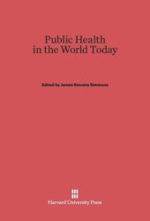 book Public Health in the World Today