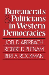 book Bureaucrats and Politicians in Western Democracies