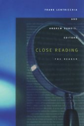 book Close Reading: The Reader