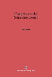 book Congress v. the Supreme Court