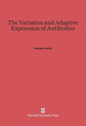 book The Variation and Adaptive Expression of Antibodies