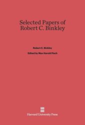 book Selected Papers of Robert C. Binkley