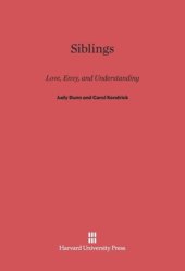 book Siblings: Love, Envy, and Understanding