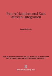 book Pan-Africanism and East African Integration