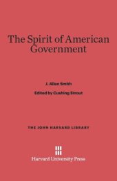 book The Spirit of American Government