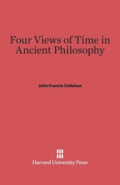 book Four Views of Time in Ancient Philosophy