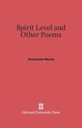 book Spirit Level and Other Poems