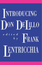 book Introducing Don DeLillo