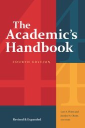 book The Academic's Handbook, Fourth Edition: Revised and Expanded