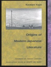 book Origins of Modern Japanese Literature