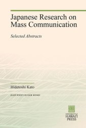 book Japanese Research on Mass Communication: Selected Abstracts