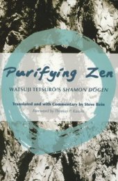 book Purifying Zen: Watsuji Tetsuro’s Shamon Dogen