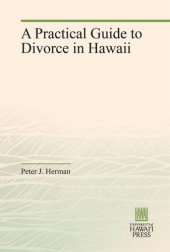 book A Practical Guide to Divorce in Hawaii