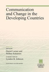 book Communication and Change in the Developing Countries