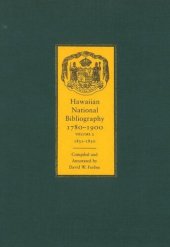 book Hawaiian National Bibliography, 1780-1900: Volume 2: 1831-1850