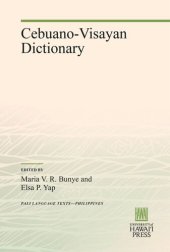 book Cebuano-Visayan Dictionary