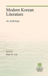 book Modern Korean Literature: An Anthology