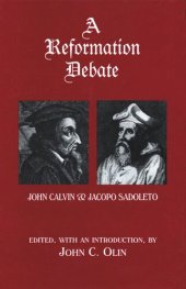 book A Reformation Debate: John Calvin & Jacopo Sadoleto