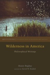 book Wilderness in America: Philosophical Writings