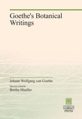 book Goethe's Botanical Writings