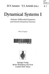 book Dynamical Systems I 