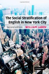 book The Social Stratification of English in New York City