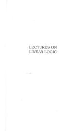 book Lectures on Linear Logic