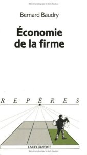 book Economie de la firme 