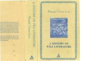 book A History of Pali Literature