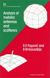 book Analysis of Metallic Antennas and Scatters 