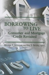 book Borrowing to Live: Consumer and Mortgage Credit Revisited 