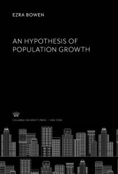 book An Hypothesis of Population Growth