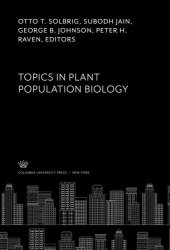 book Topics in Plant Population Biology